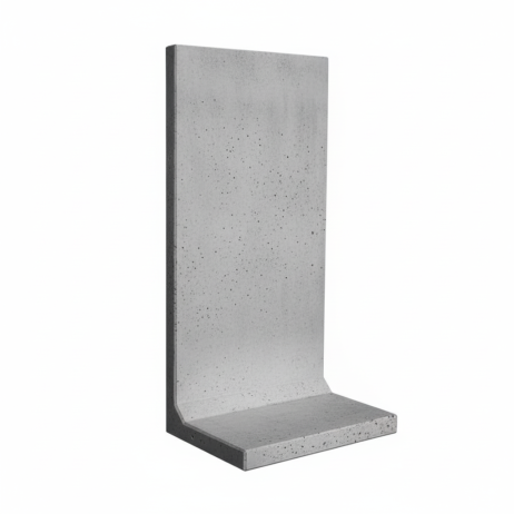 L-keerwand beton 50 cm
