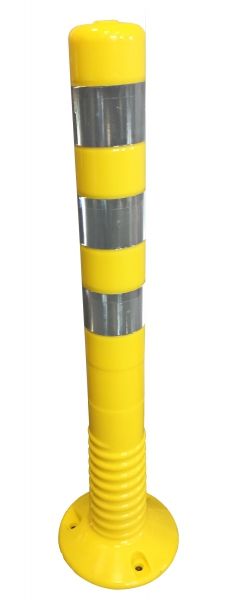 Flexibele afzetpaal 750 mm - Geel