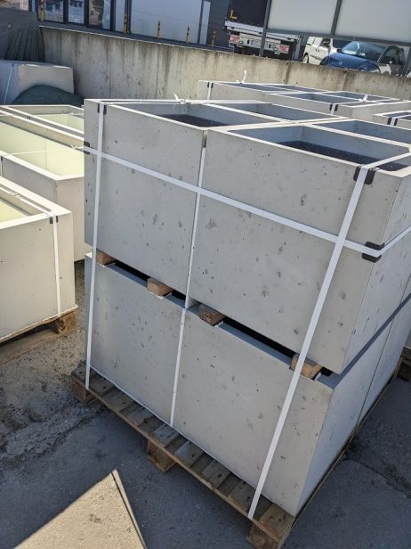 Beton plantenbak BetonBox 70x70x30 cm