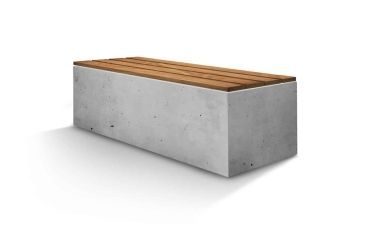 Beton plantenbak BetonBox 70x70x30 cm