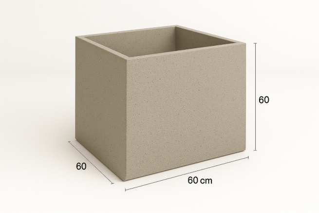Betonnen plantenbak BetonBox 60x60x60 cm