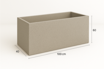 Betonnen plantenbak BetonBox 100x40x60 cm