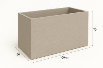 Betonnen plantenbak BetonBox 100x50x70 cm