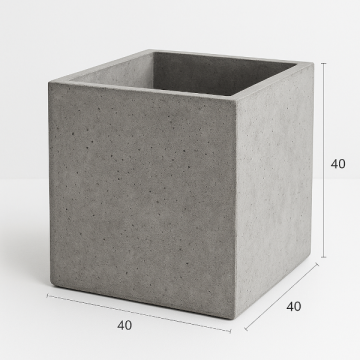 Betonnen plantenbak BetonBox 40x40x40 cm