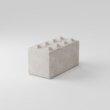 Stapelbare betonblok met noppen 120x60x60 cm