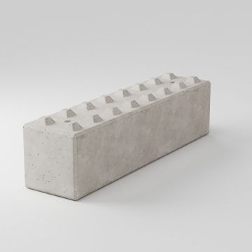 Stapelbare betonblok met noppen 240x60x60 cm
