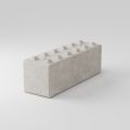 Stapelbare betonblok met noppen 180x60x60 cm