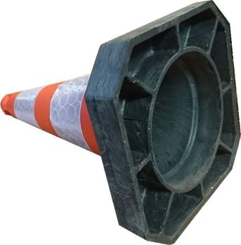 Verkeerskegel 75 cm REC Reflecterend