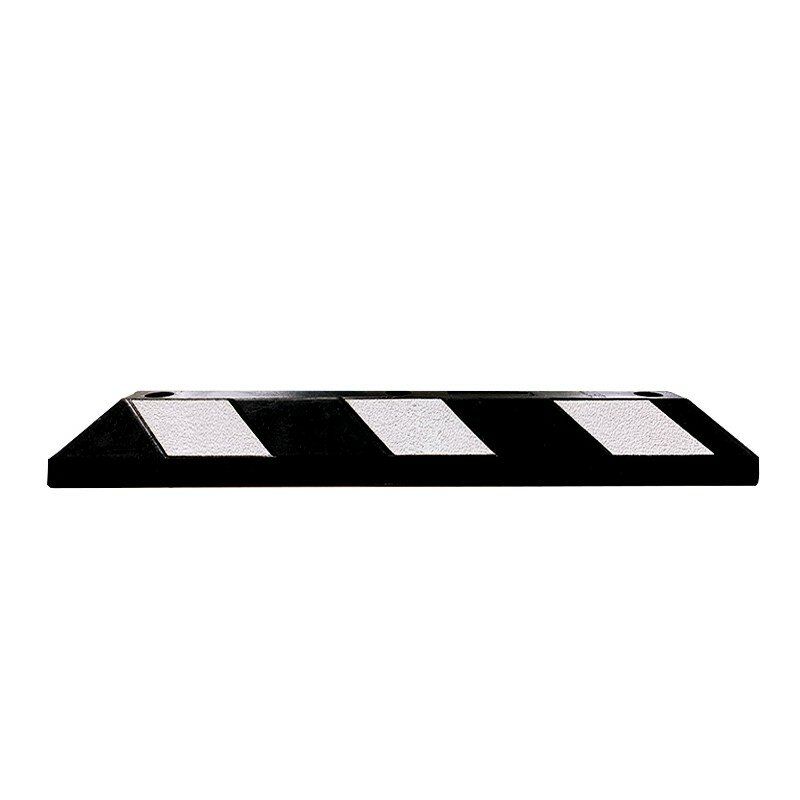 Wielstop rubber 1200 x 145 x 100 mm – Zwart / Wit