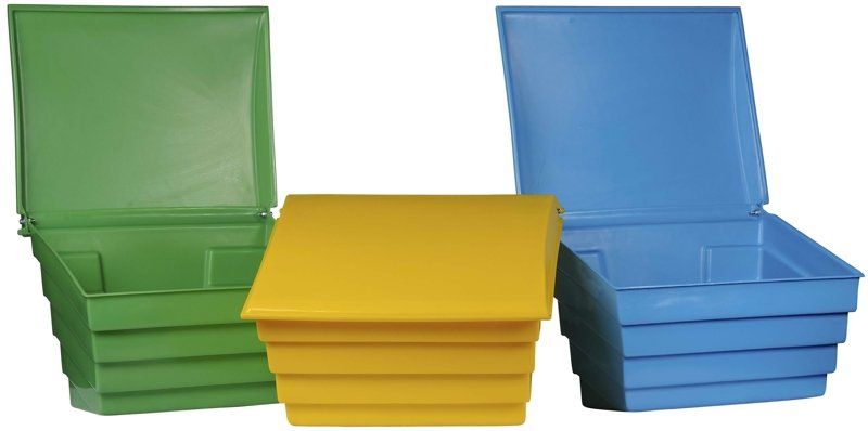 Zoutkist 250 liter groen