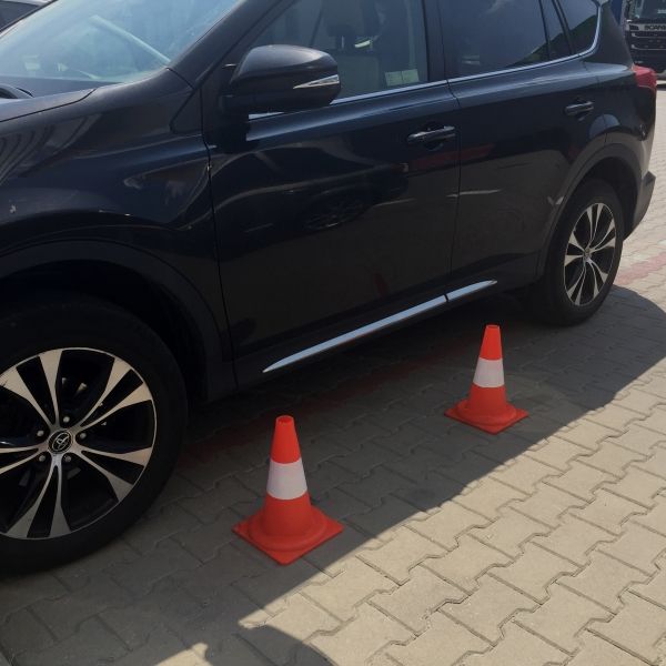 PVC Traffic Cone 30 cm – Reflective Cone with Microbead