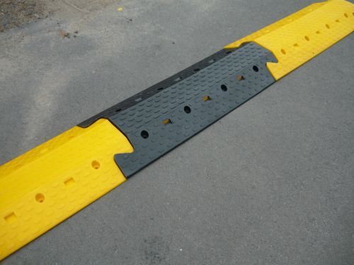 Yellow PE cable/fire hose protector