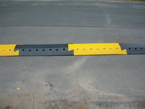 Yellow PE cable/fire hose protector