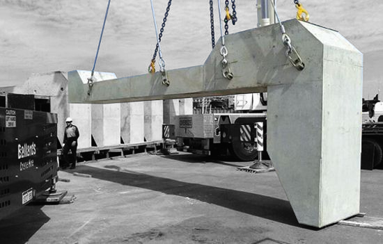Hijshaak en klem voor betonblokken – 1300 kg