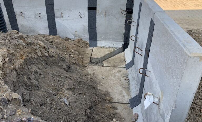 L-keerwand beton 50 cm