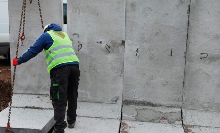 L-keerwand beton 50 cm