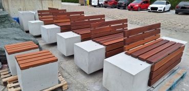 Beton plantenbak BetonBox 70x70x30 cm